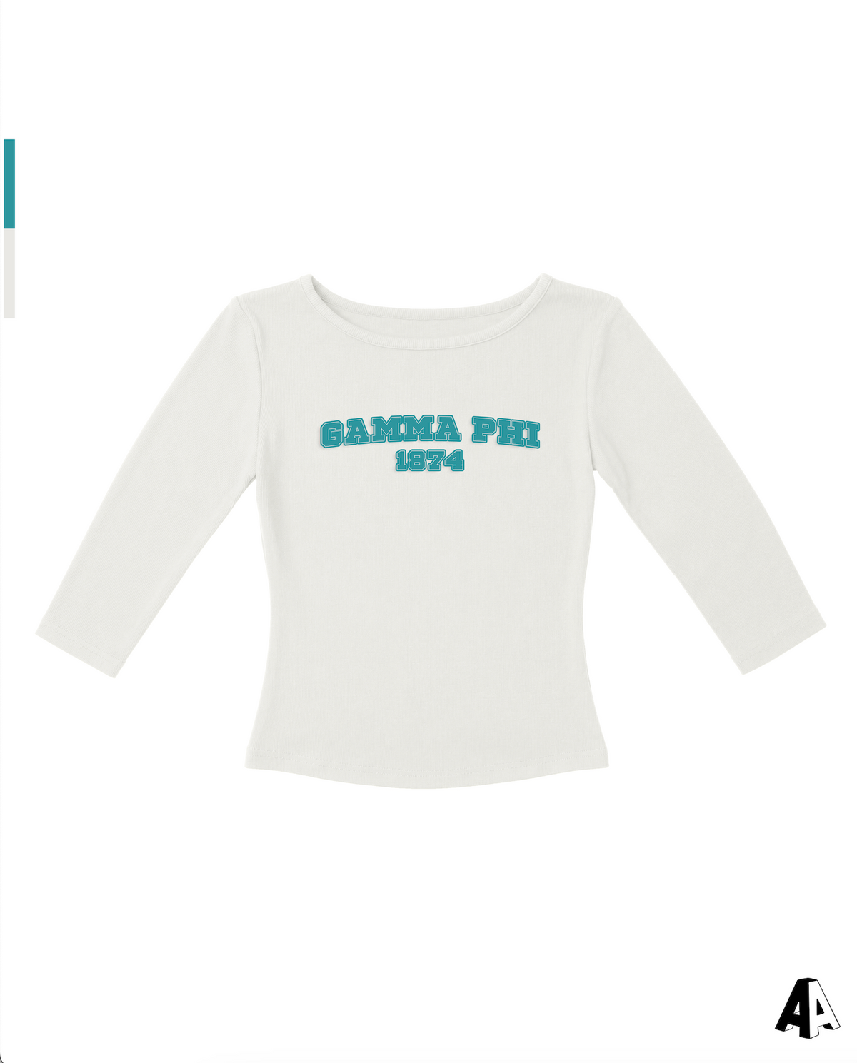 3/4 Sleeve Tee Gamma Phi Beta University of Oregon