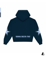 Navy Hoodie Stars Sigma Delta Tau Cornell University
