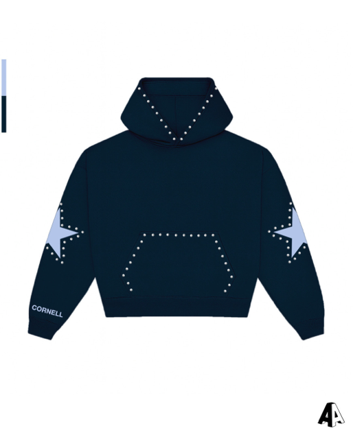 Navy Hoodie Stars Sigma Delta Tau Cornell University