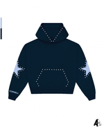 Navy Hoodie Stars Sigma Delta Tau Cornell University