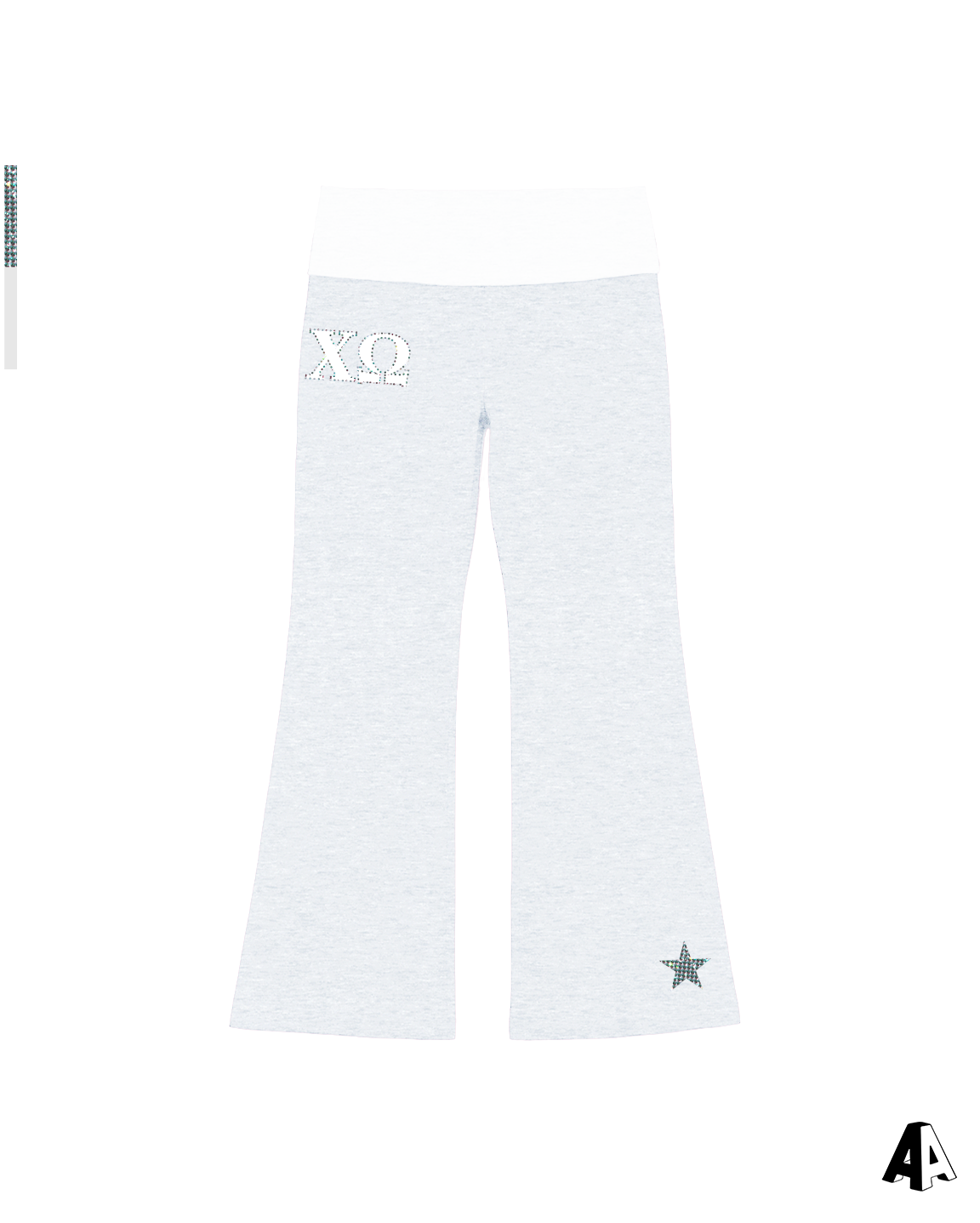 Bedazzled Yoga Pants Chi Omega University of Massachusetts Amherst