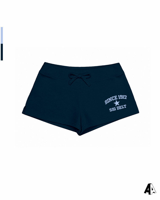 Navy Stars Shorts Sigma Delta Tau Cornell University