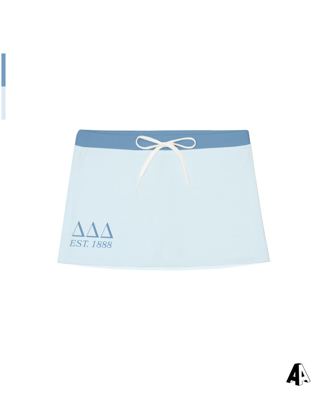 Light Blue Skirt Delta Delta Delta University of Iowa