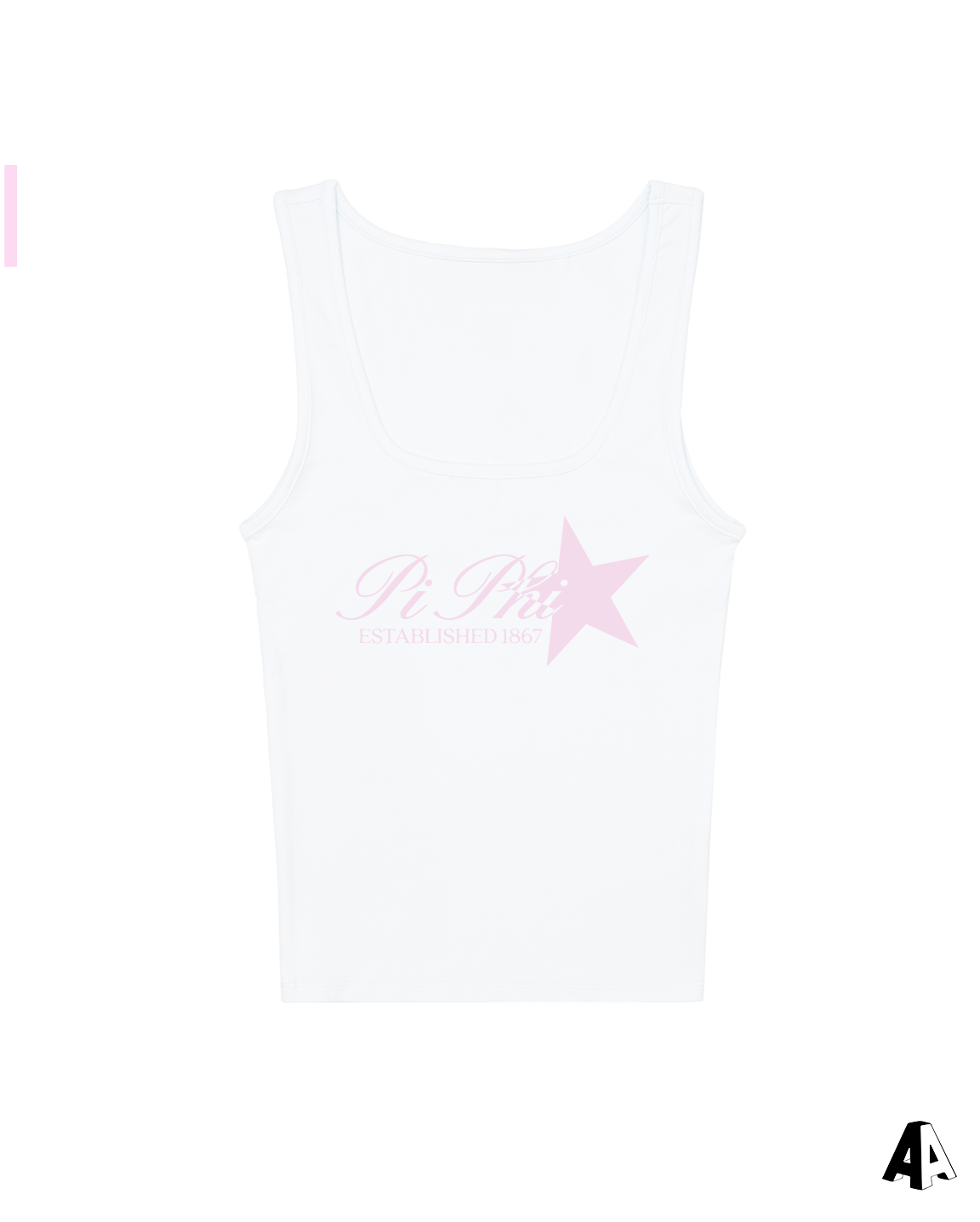 Star Square Neck Tank Pi Beta Phi University of California, Santa Barbara