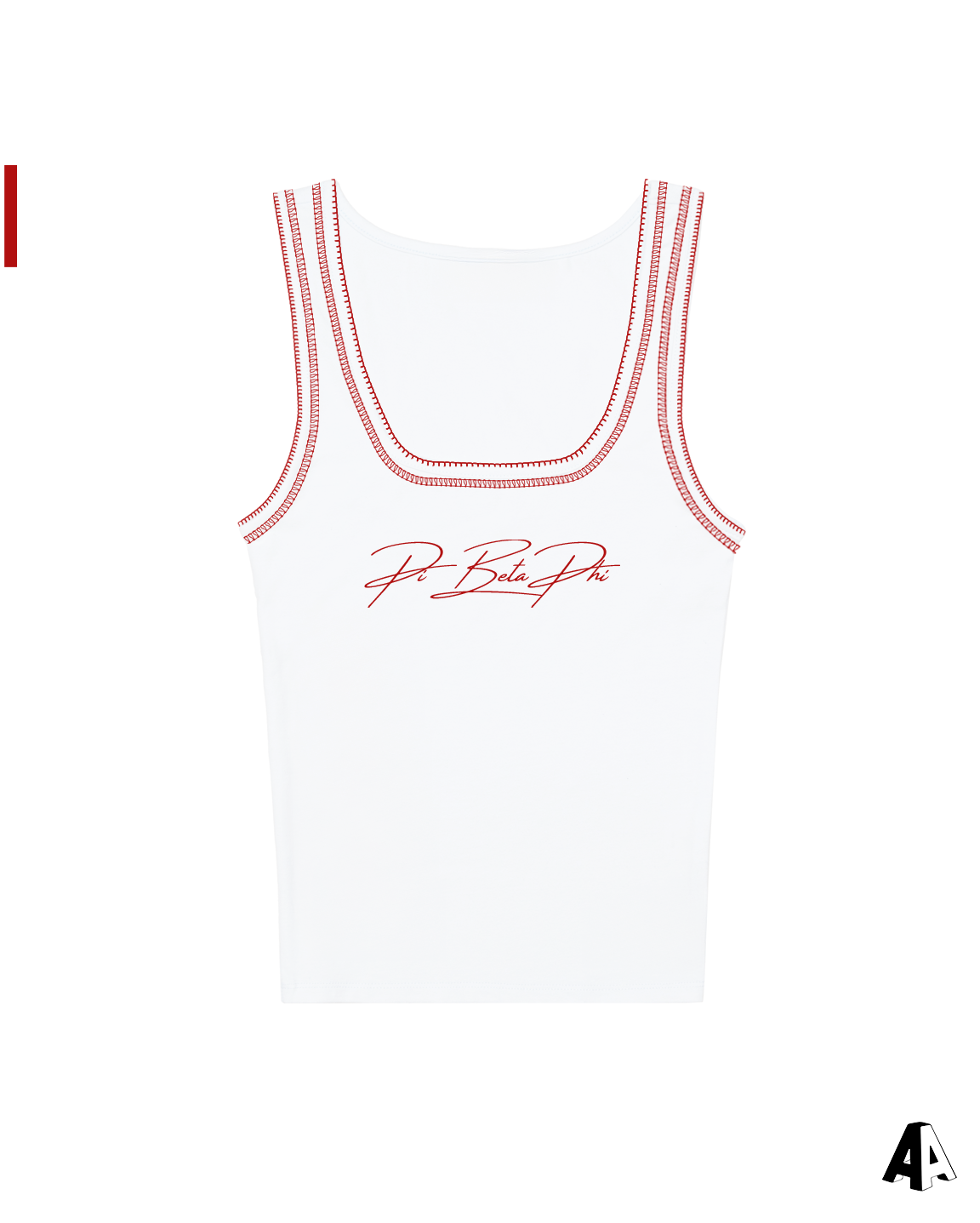 White Square Tank Pi Beta Phi University of Connecticut