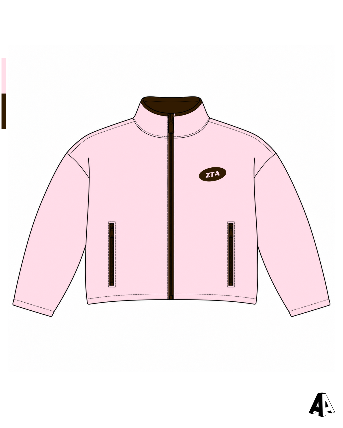 Pink Fleece Zeta Tau Alpha University of Missouri