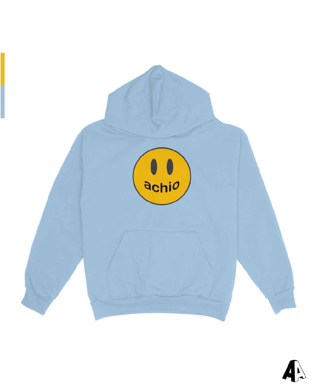 Smiley Hoodie Light Blue