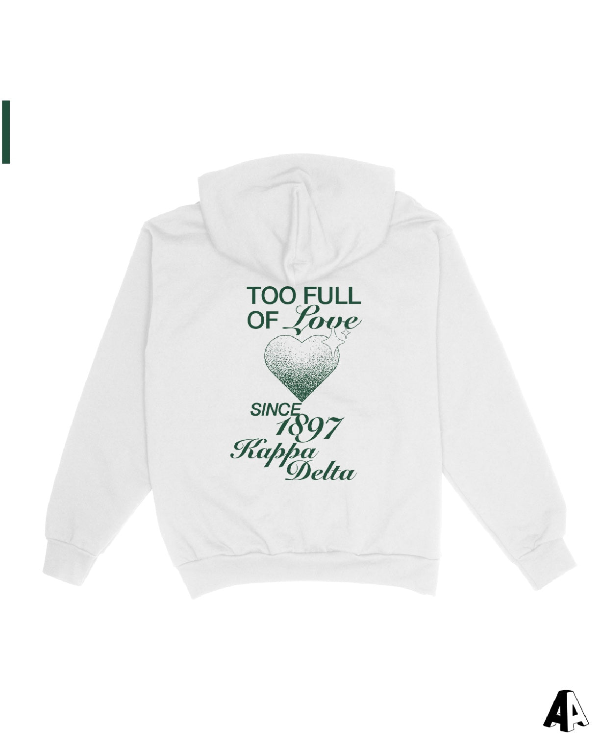 Too Full Of Love Kappa Delta Hoodie