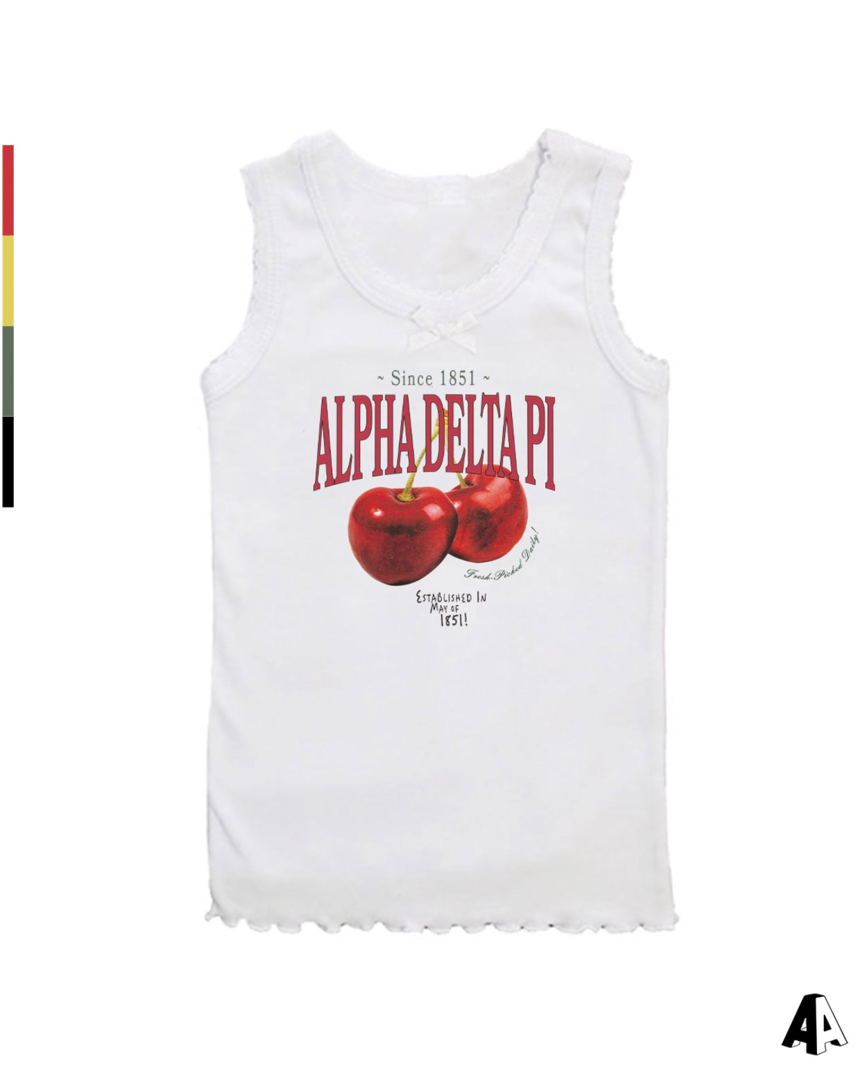 Vintage Cherry Bow Tank Top